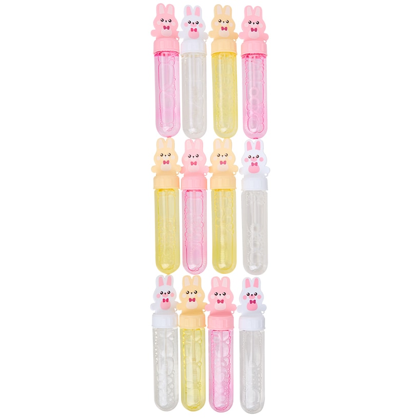 Easter Bunny Bubble Wands For Kids Easter Basket Party Favor Set Of 12