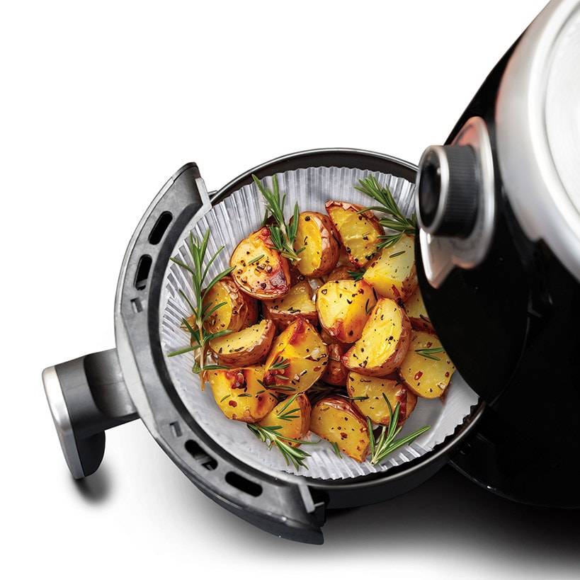 Disposable Foil Air Fryer Liners - Set of 24 - Square or Round#select-shape_6"-round