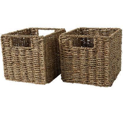 Slim Wood Storage Tower with Decorative Open Display Sides - 6-Tier