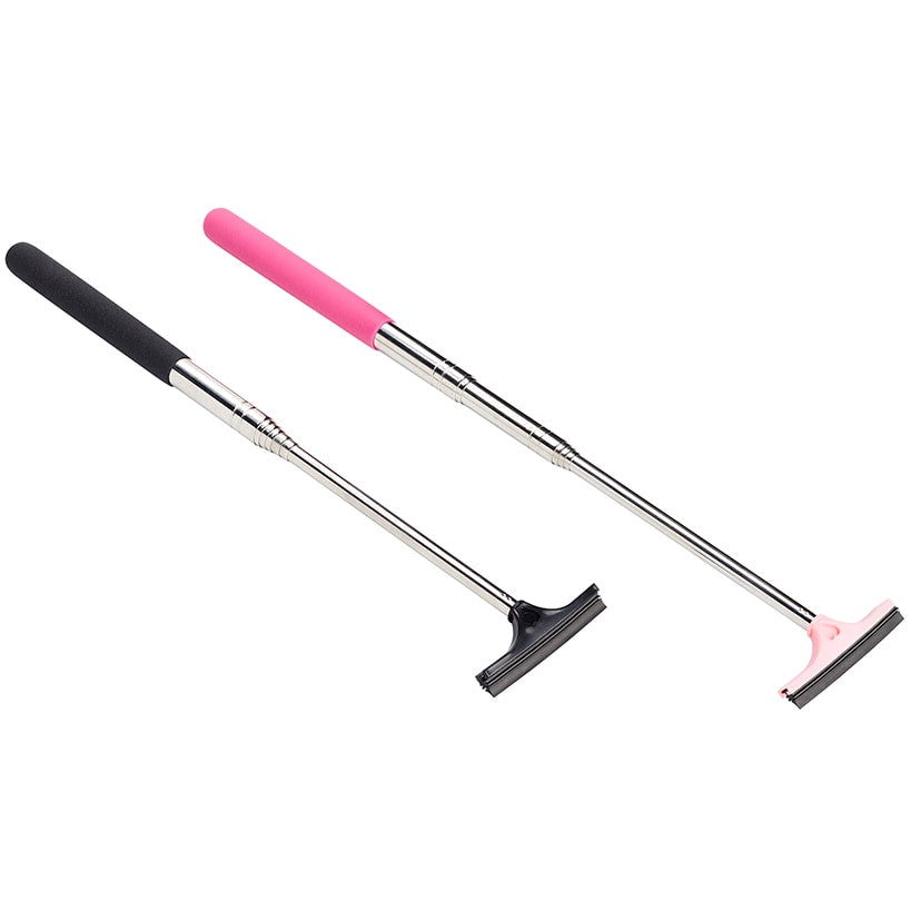 Car Side Mirror Squeegee, Retractable 38" for Rain, Snow and Fog