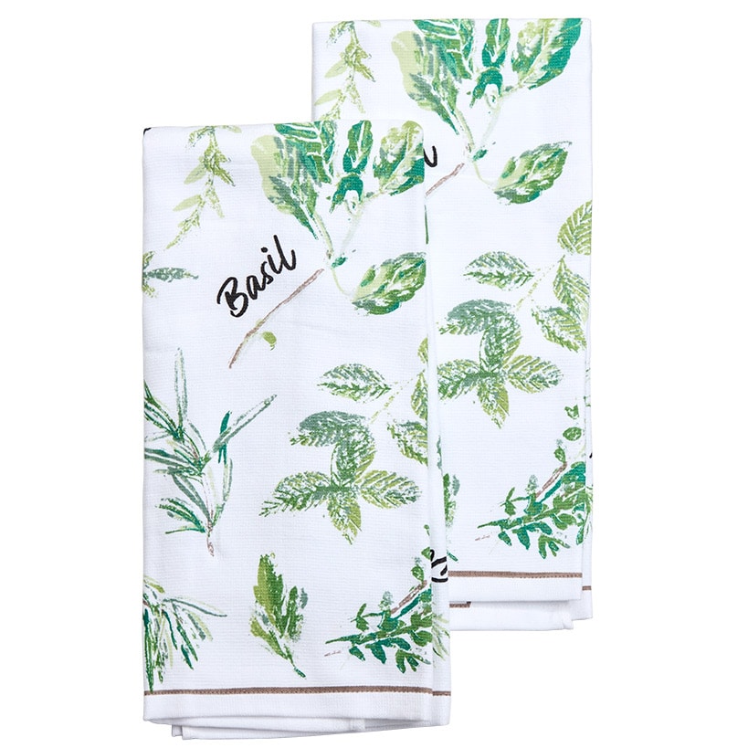 Set of 2 Cotton Kitchen Towels