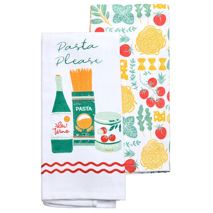 Set of 2 Cotton Kitchen Towels