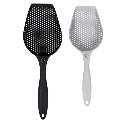 Large Scoop Colander Spoon and Drainer - Set of 2 - Drain and Serve