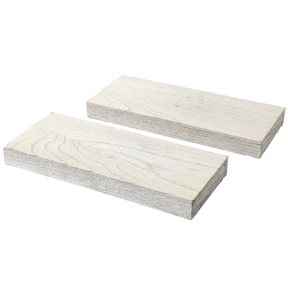Set of 2 Floating Wall Shelves