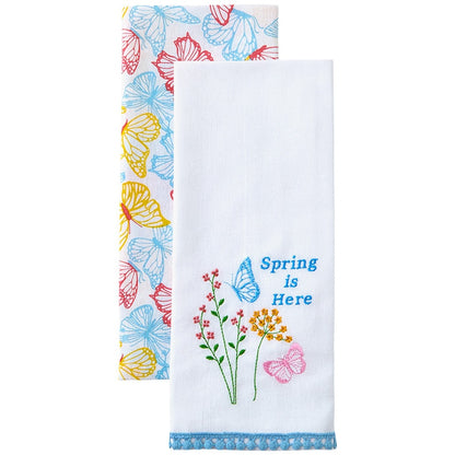 Kitchen Towels Spring Garden Set of 2