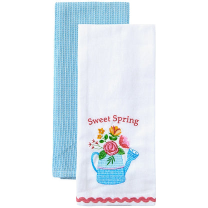 Kitchen Towels Spring Garden Set of 2