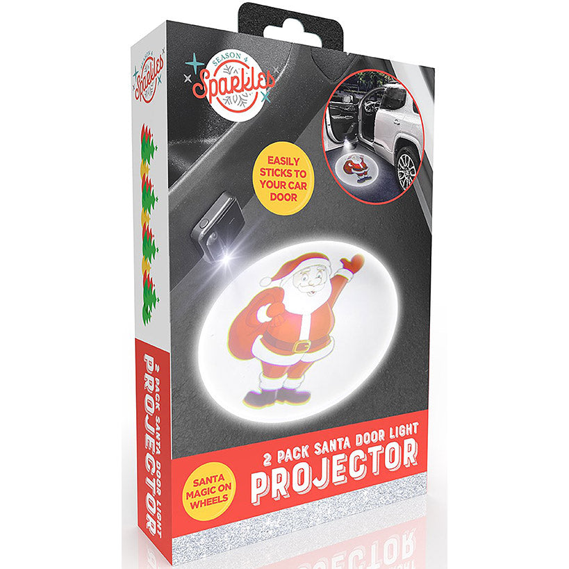 Car Door Santa LED Light Projector - Set of 2