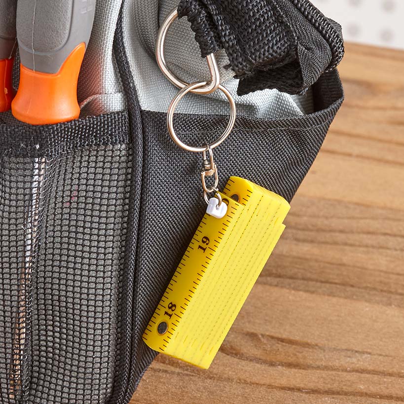 Mini Fold-Up Keychain Ruler Set of 2