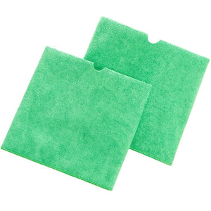 Mop Cape Microfiber, Attach To Any Pole Handle Cleaner Set Of 2