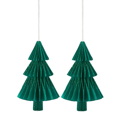 Sets of 2 Paper Shape Ornaments