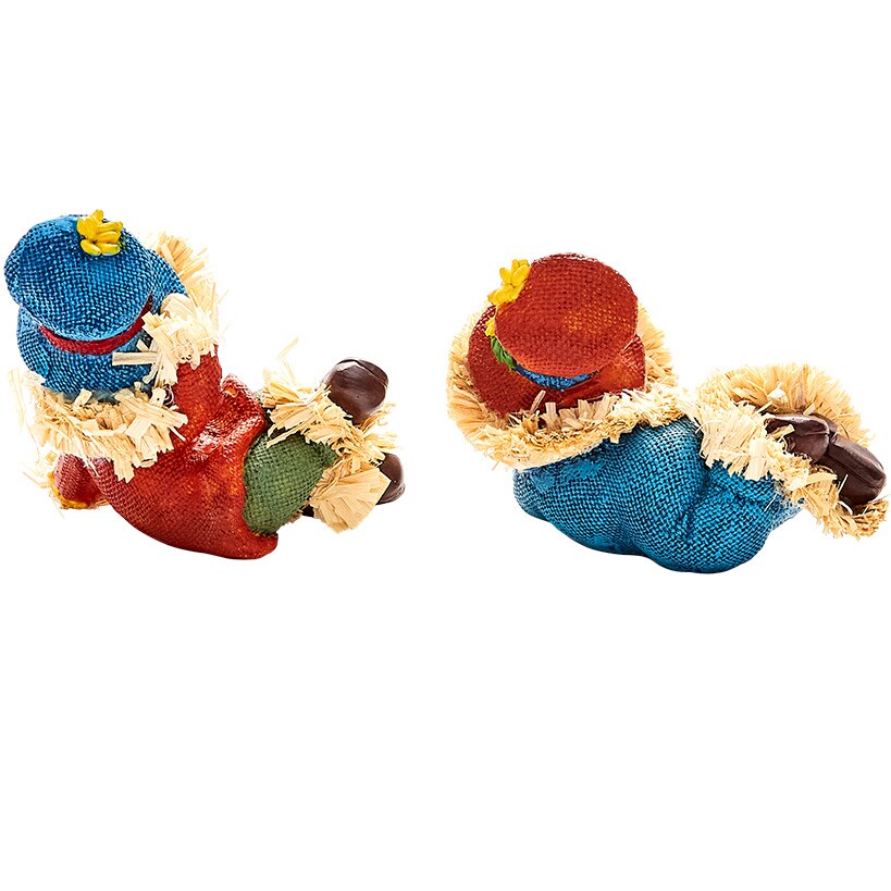 Set of 2 Harvest Scarecrow Pals Table Decor