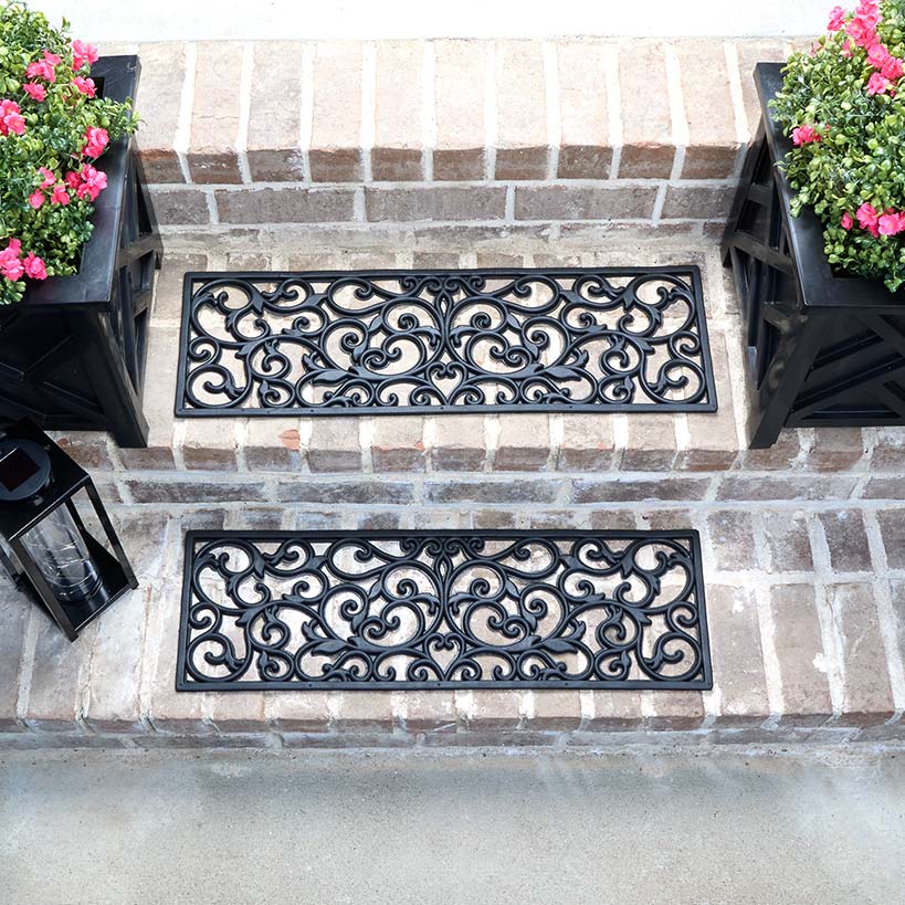 Set of 2 Stair Treads or Doormat#select-design_welcome
