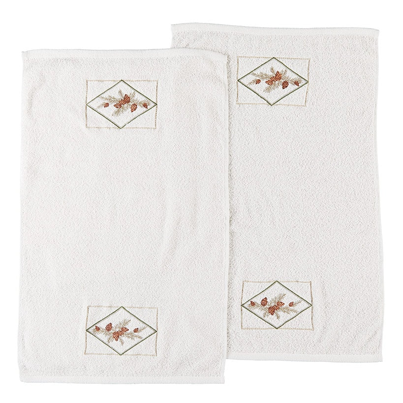 Pine Cone Kitchen Towels