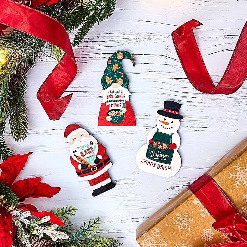 Set of 3 Holiday Magnets