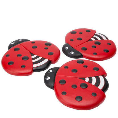 Ladybug Stepping Stones - Set of 3