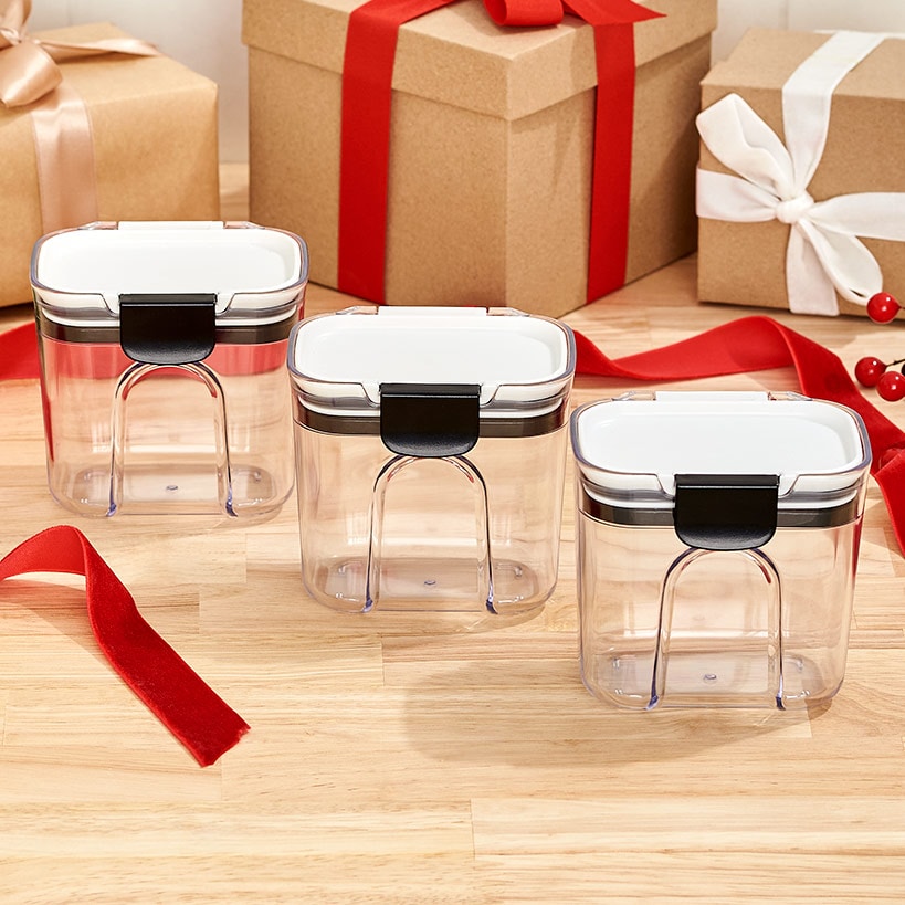 Mini 1-1/2 Cup Food Storage Containers - Set of 3