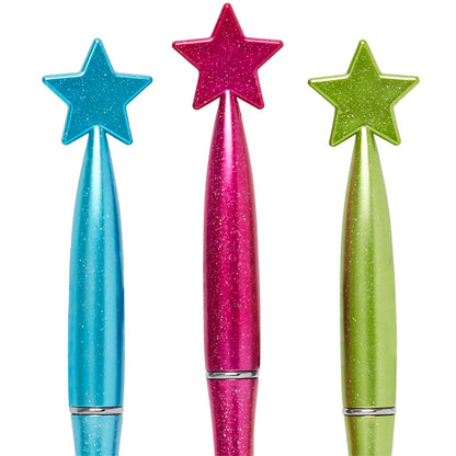 Star Pens Ballpoint Pens Set of 3