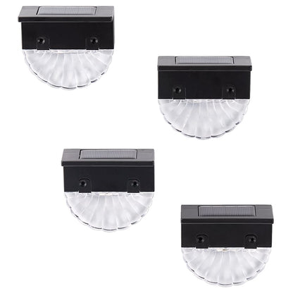 Deck Shell Solar Lights - Set of 4