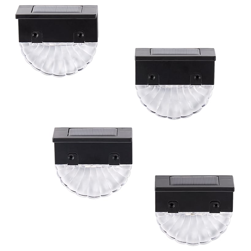 Deck Shell Solar Lights - Set of 4