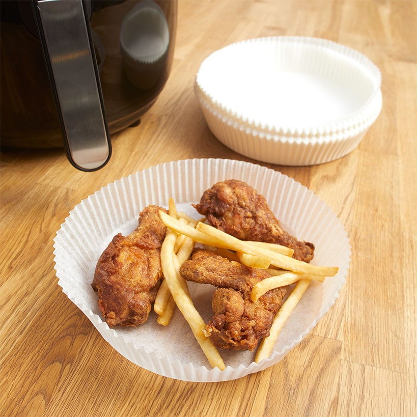 Set of 50 Air Fryer Parchment Paper Liners