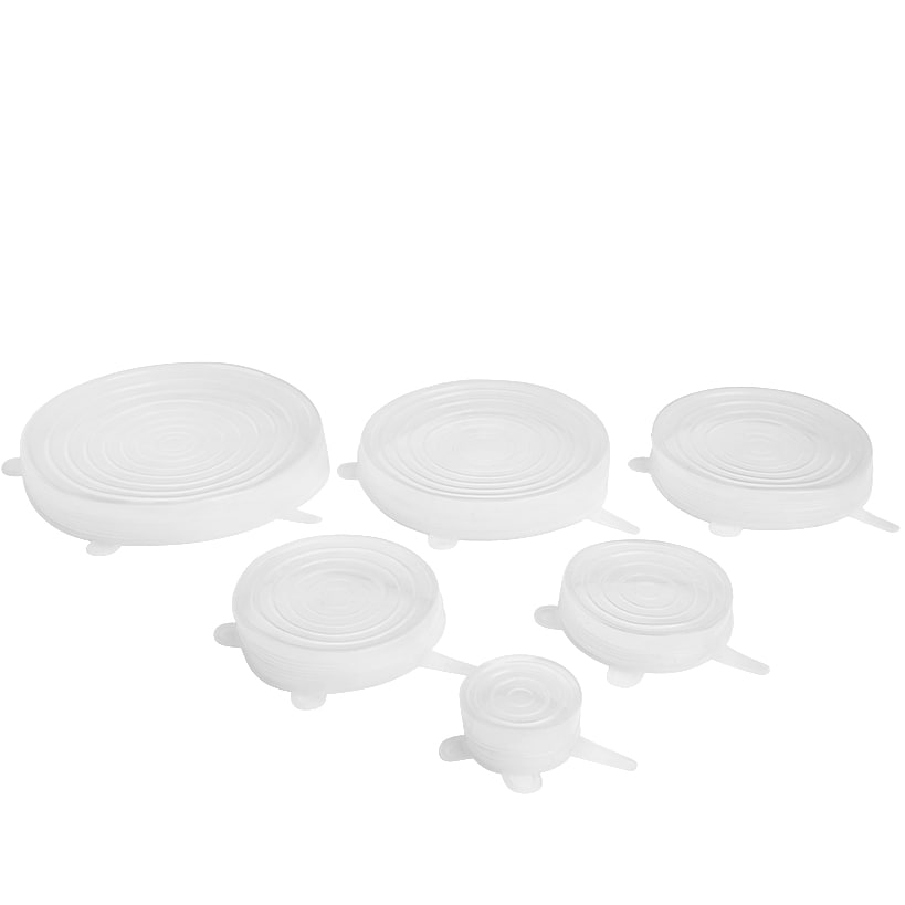 Silicone Stretch Lids - Set of 6