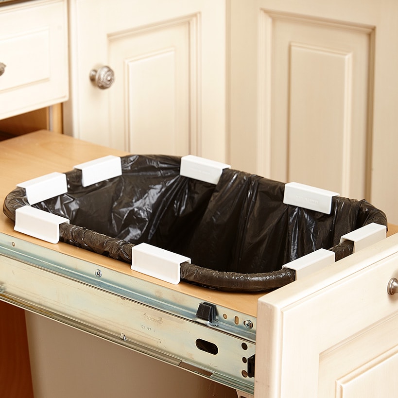 Trash Can Clips - Keeps Garbage Bags in Place