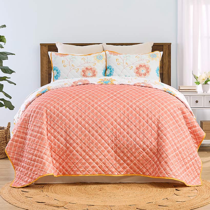 Shana Spring Floral Full/Queen or King Quilt#select-size_king-quilt