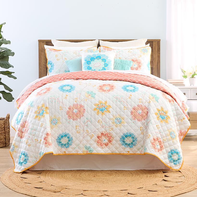 Shana Spring Floral Full/Queen or King Quilt#select-size_king-quilt
