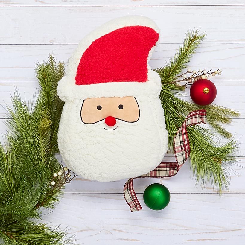 Holiday Character Shaped Decorative Pillow#select-pillow_santa