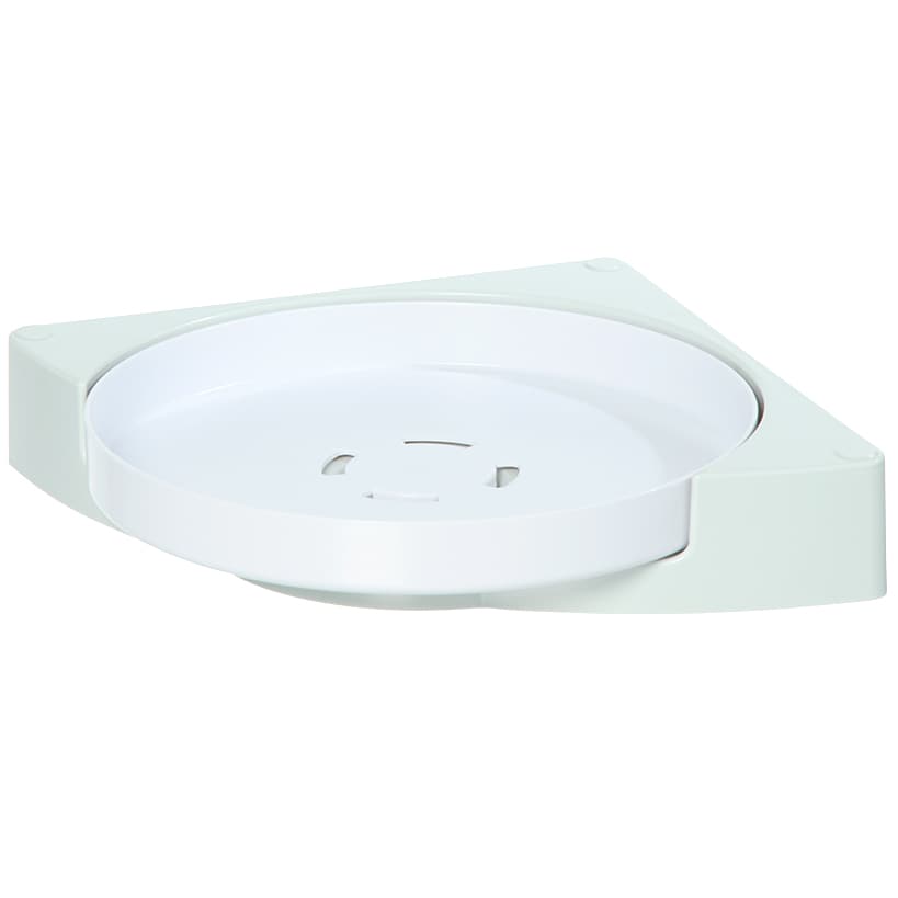 Bathroom Corner Shower Shelf - Rotates 360º