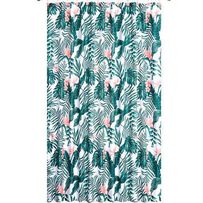 Palm Floral Shower Curtain, Bath Rug, Hand Towels, Valance, or Hooks
