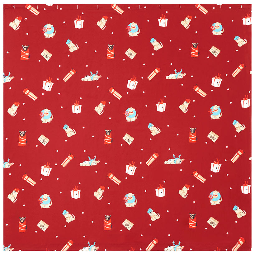Christmas Dogs Shower Curtain, Bath Rug, Hand Towels, Valance, or Hooks#select-item_shower-curtain