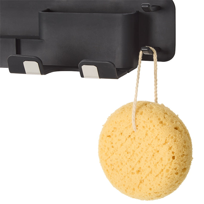 Wall-Mounted Silicone Hair Dryer and Accessories Holder - Bathroom