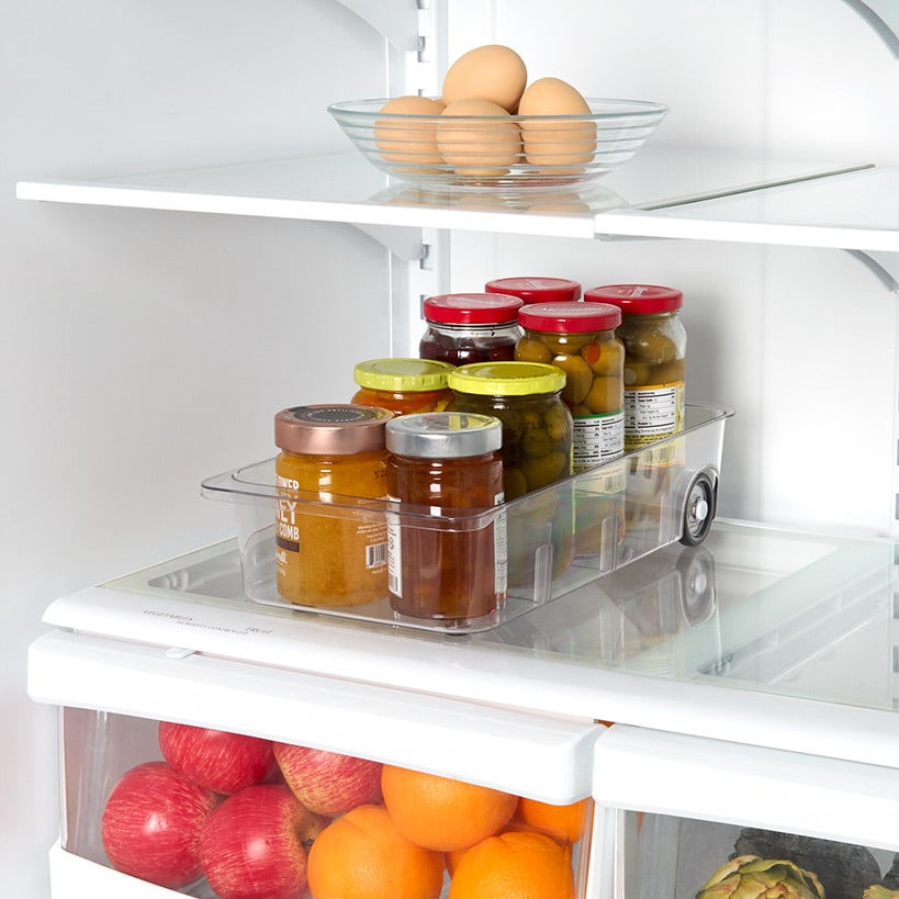 Roll Out Refrigerator Organizer Storage Drawer with Dividers#select-organizer_single