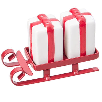 Sleigh Salt And Pepper Shakers