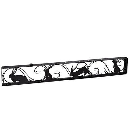 Sliding Door Lock with Decorative Bunny Design Expands 26" to 41"