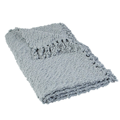 Snow Flocked Chenille Throw
