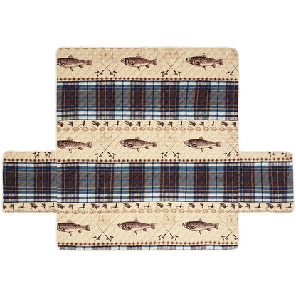 Fly Fishing Quilted Furniture Cover Chair, Loveseat, or Sofa