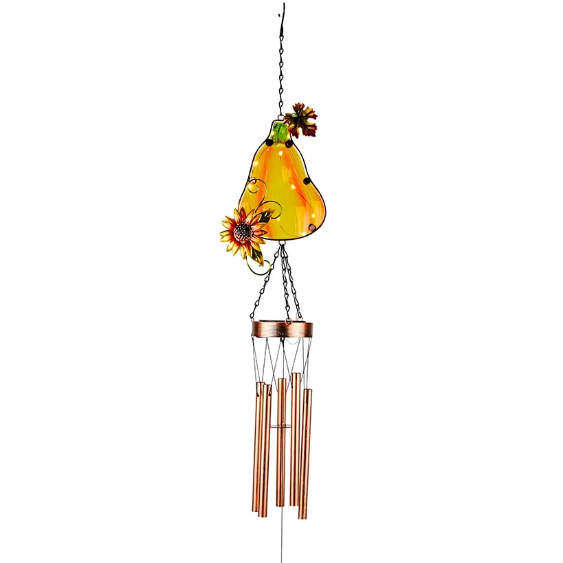 Solar Fall-Themed Wind Chime