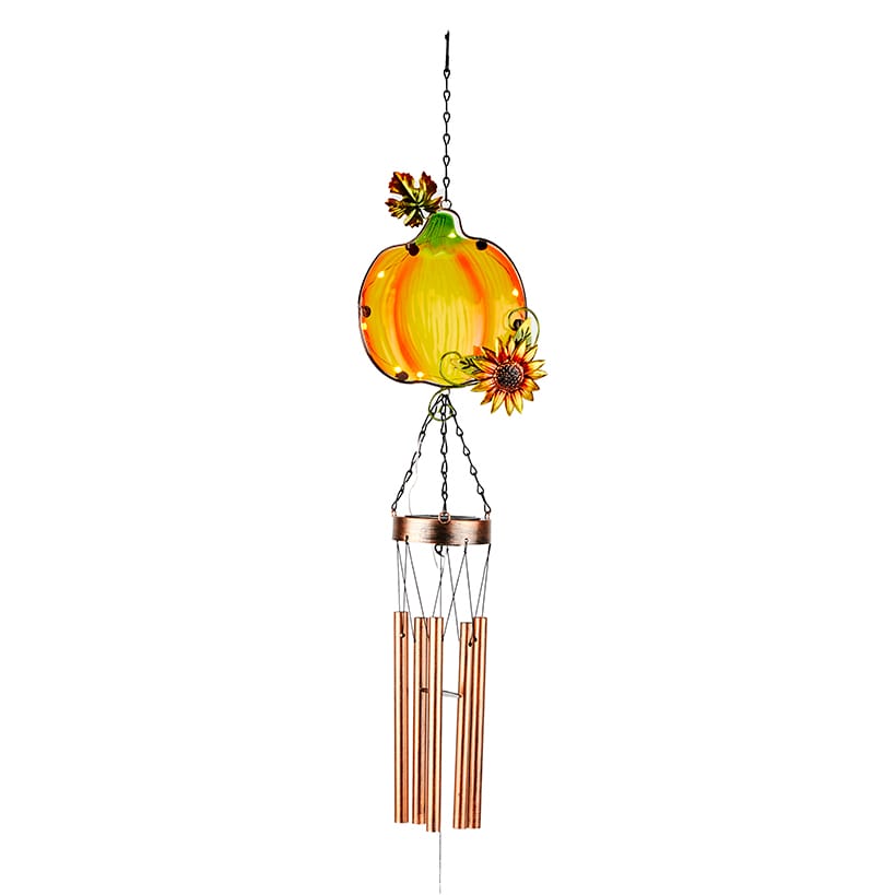 Solar Fall-Themed Wind Chime