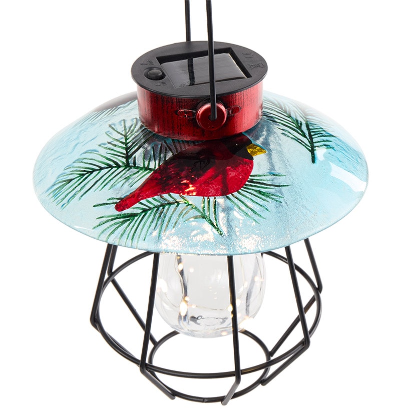 Cardinal or Snowflake Solar Holiday Lantern#select-lantern_cardinal