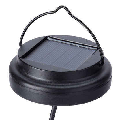 Solar-Powered Small Rattan Pendant – Natural and Brown