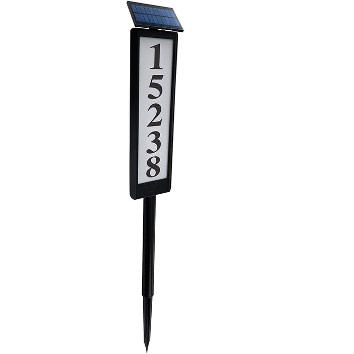 Sensor Brite® Solar Powered, Adjustable, House Address LED Light | The ...