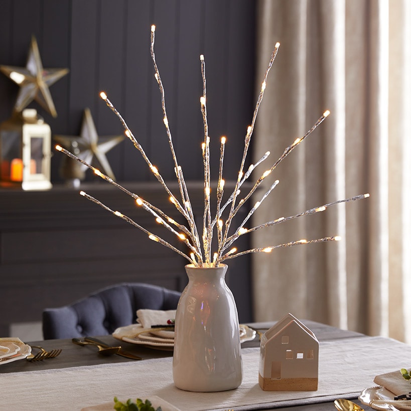 Lighted Winter Branches - 3 Piece Set - Multi Color#select-color_warm