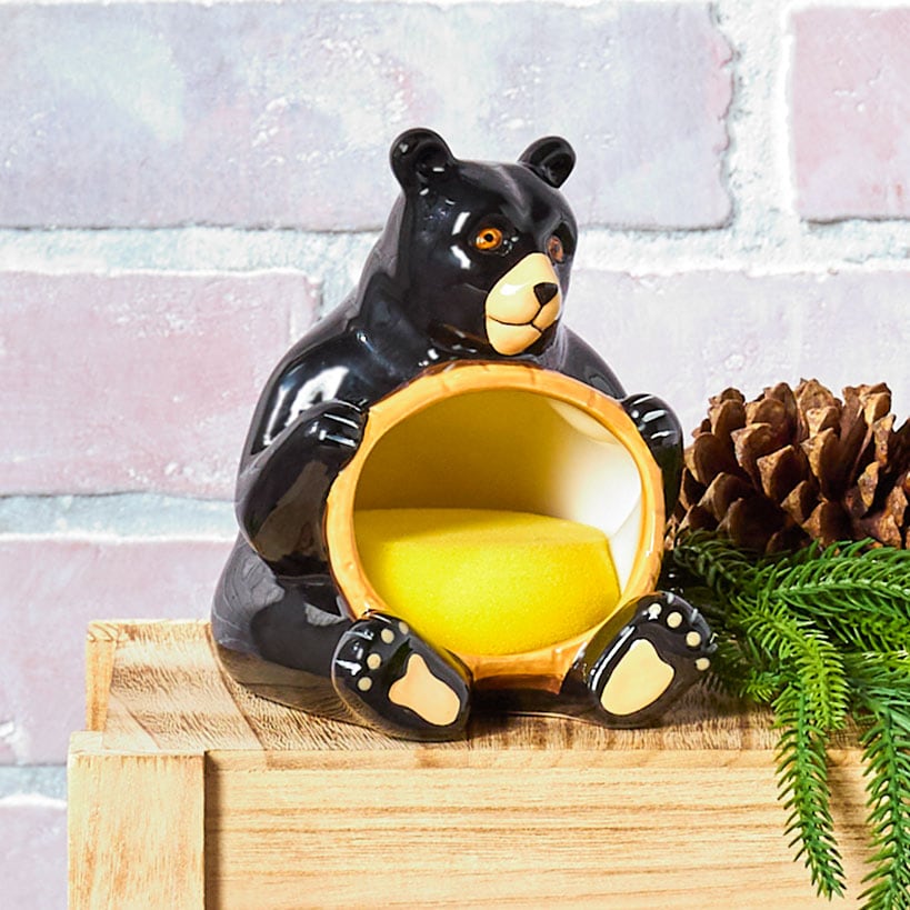 Lodge Kitchen Décor - Sponge Holder, Paper Towel Holder, Salt & Pepper#select-item_sponge-holder