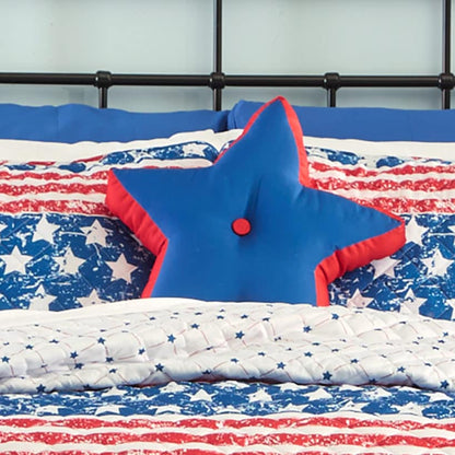 Mossy Oak Stars and Stripes Star Shaped Decorative Pillow