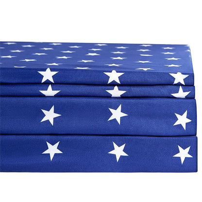 Stars and Stripes Gnome Queen or King Complete Comforter Set