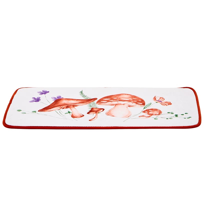 Spring Mushroom Shower Curtain, Bath Rug, Hand Towels, Valance or Hooks#select-item_bath-rug