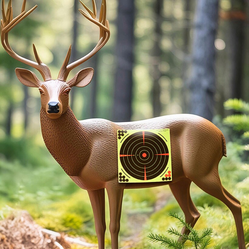 Bullseye Splatter Targets - Improve Accuracy, Reuse with Adhesive Backing