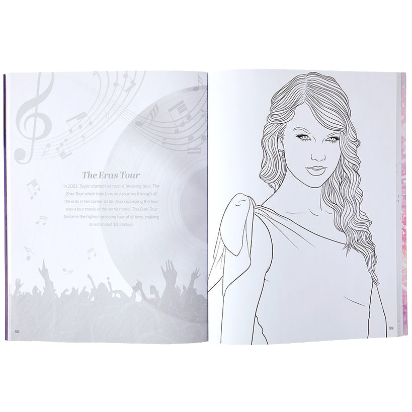 Taylor Swift Forever Coloring and Activity Book - Quizzes Puzzles Photos